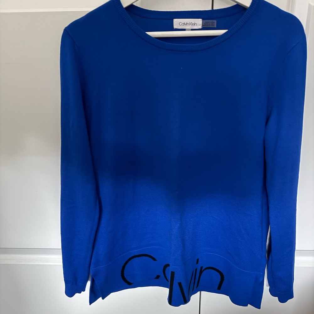 Calvin Klein Cobalt Blue Crewneck Sweater